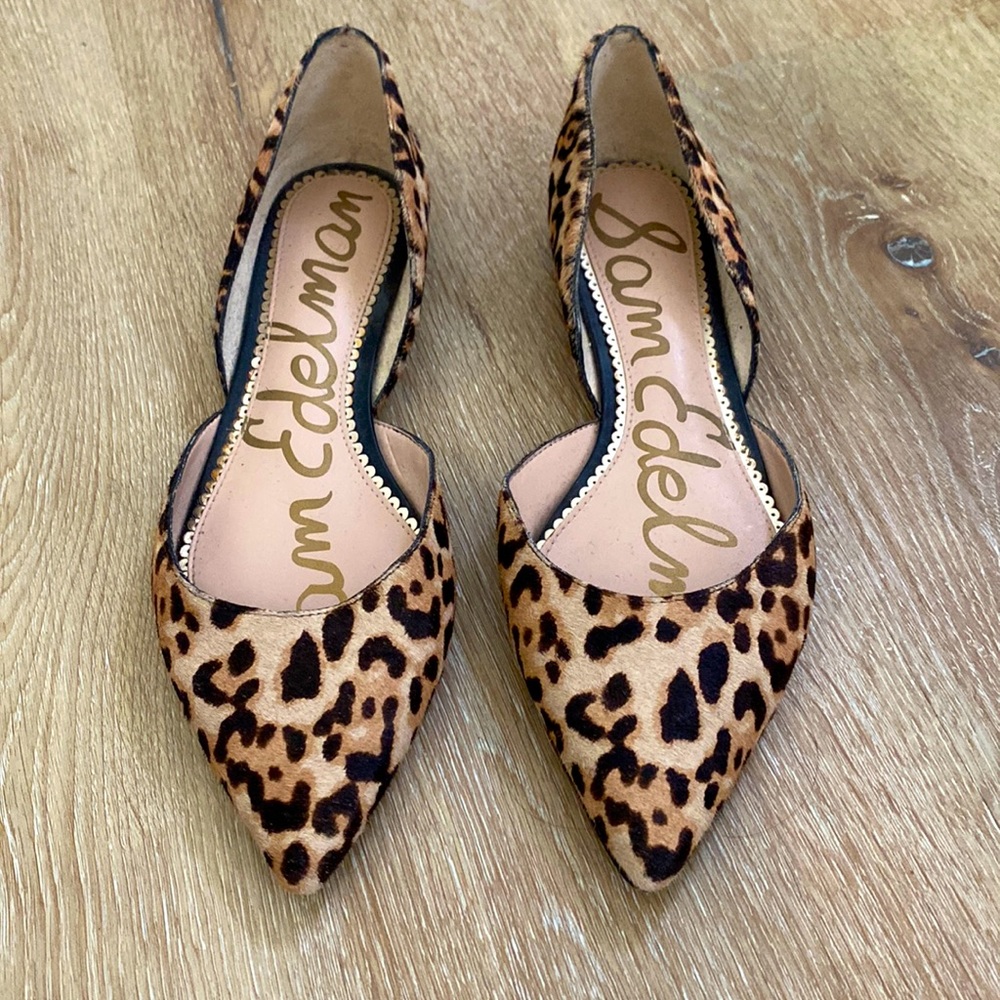 Sam Edelman Leopard Flats | size 8.5